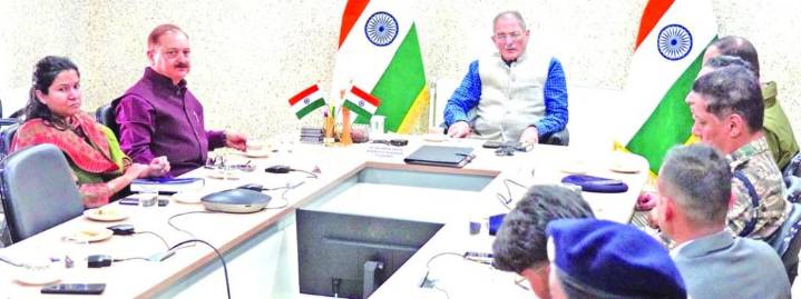 LG Kavinder asks officials to remain vigilant, focus on maintaining peace, public safety
