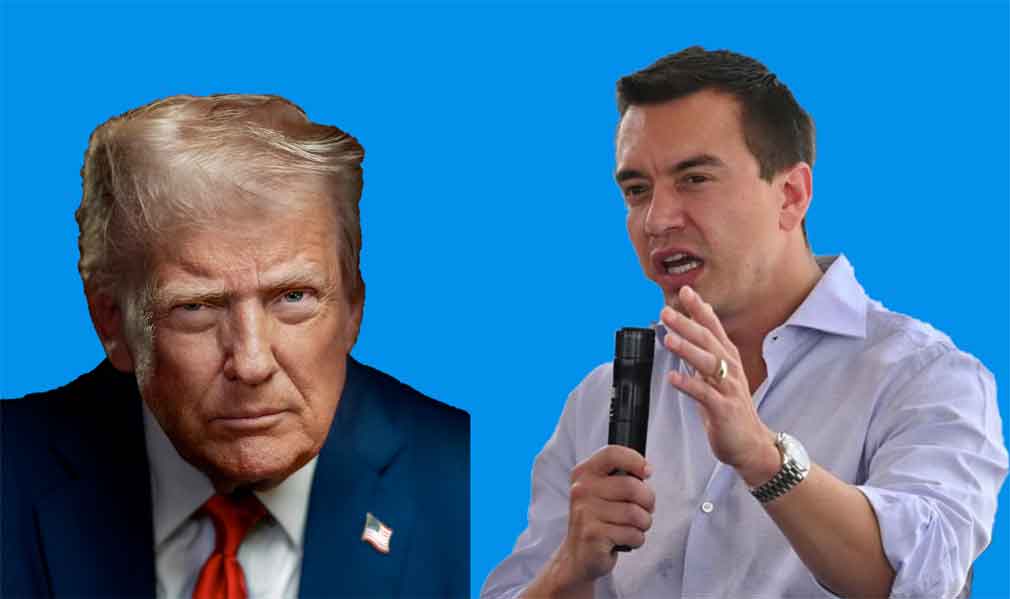 Noboa envía mensaje a Trump y ofrece cooperación con EEUU