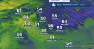 Sunshine and clear skies before rain and mountain snow return this weekend