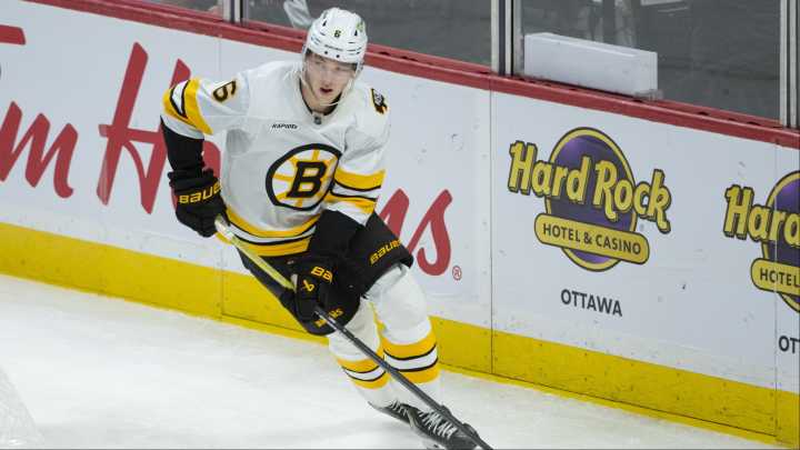 Marco Sturm Explains Decision To Scratch Bruins Defenseman Mason Lohrei