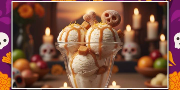 Helado de pan de muerto: un postre con toque tradicional que se puede preparar desde casa
