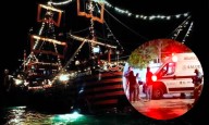 Chocan dos jóvenes en moto acuática contra barco «pirata» en Cancún y sufren graves heridas