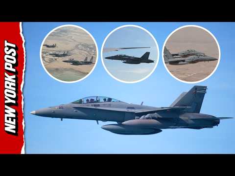 Watch: President Trump’s Powerful Military Escorts Around the World