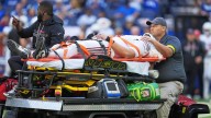 Cardinals' Vokolek stretchered off after suffering neck injury
