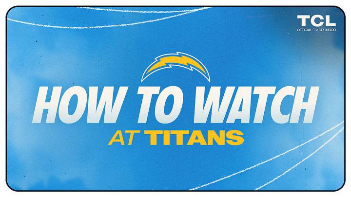 Los Angeles Chargers at Tennessee Titans: Where to Watch, Listen & Live Stream