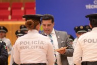 Encabeza Montañez graduación de policías municipales y estatales como TSU en Aguascalientes