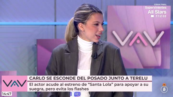 Alejandra Rubio explica la actitud de Carlo Costanzia en el estreno de la obra de Terelu Campos: "Estaba muy cansado y quería irse"