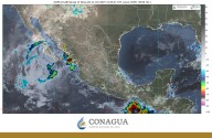 Raymond se localiza esta mañana a 175 km al sur-sureste de Cabo San Lucas, Baja California Sur