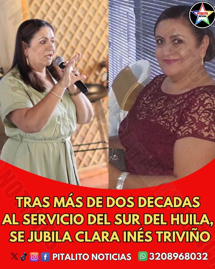 Clara Inés Triviño Medina se jubila tras más de dos décadas de servicio al desarrollo regional