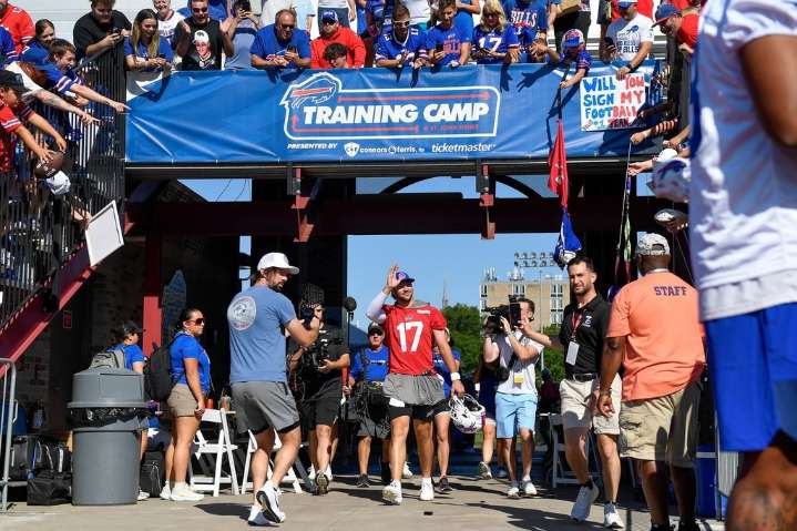Buffalo Bills reach 3-year extension to continue holding training camp at St. John Fisher University – Winnipeg Free Press