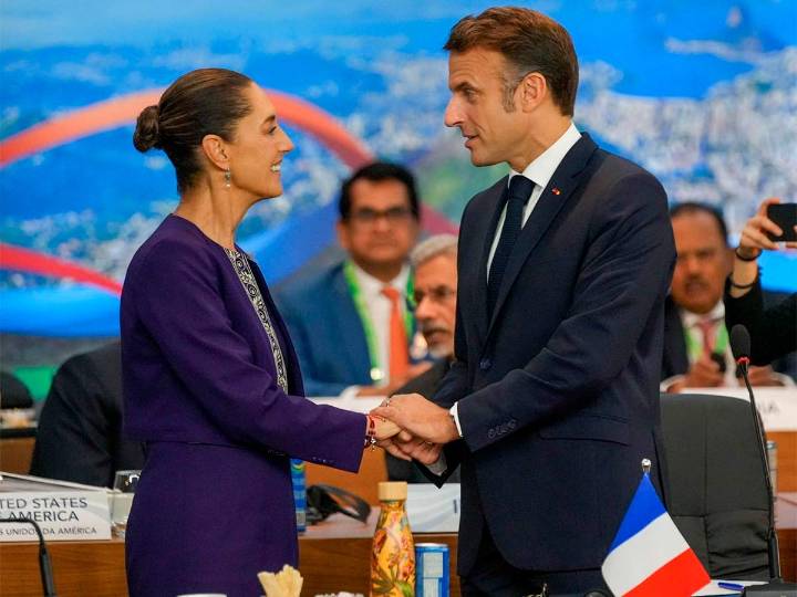 Sheinbaum confirma visita de Macron a México para el 7 de noviembre