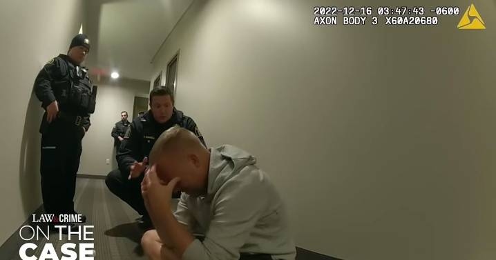 Viewers fume over bodycam vid of married dad's 'dry crying' after shooting lover dead
