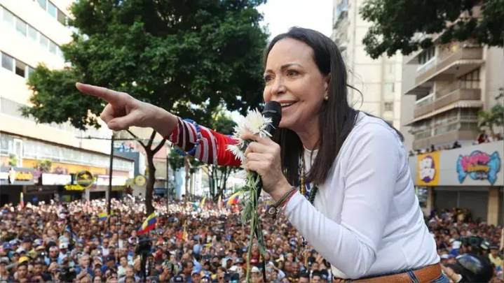 La líder opositora venezolana María Corina Machado, elegida Premio Nobel de la Paz 2025