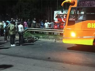 Udupi: Bike rider killed in collision with bus