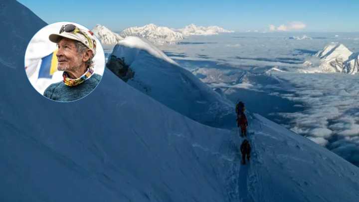 Las impresionantes imágenes de Carlos Soria conquistando el Manaslu a los 86 años