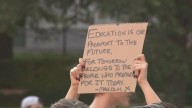 UT Austin students protest President Trump's Higher Education Compact