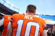Nix joins Elway, Manning in history books after Sunday win