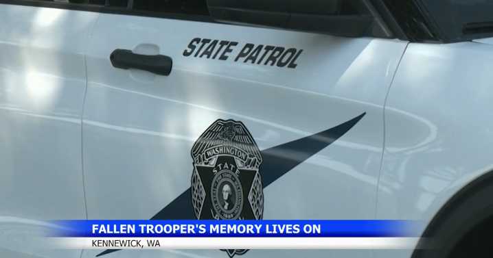 Washington State Patrol honors fallen trooper with road safety effort