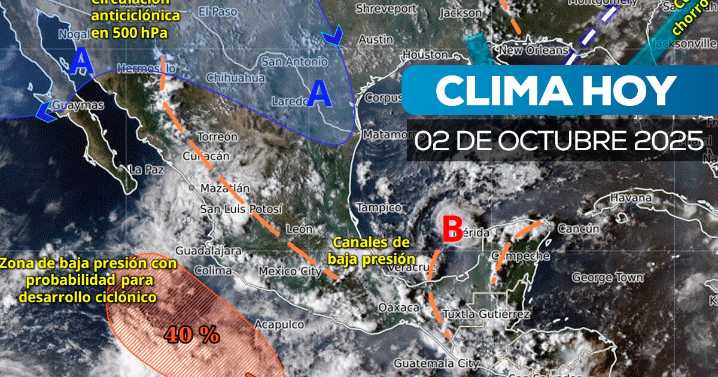 ¿Se formará un nuevo ciclón? Lo que sabemos de la zona de baja presión al sur de Guerrero