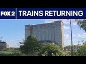 Passenger trains set to return to Michigan Central, announced state leaders