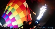 Wind grounds Albuquerque International Balloon Fiesta on first morning but doesn't stop the fun