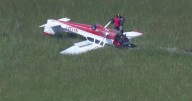 2 safely rescued after small plane goes down in Everglades, officials say