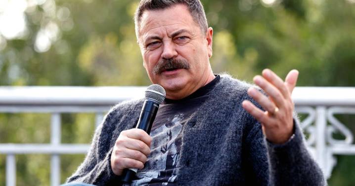 Q&A: Nick Offerman’s life is a circus. It’s also a rousing manifesto against AI