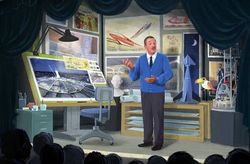 Animatronics motor along at Disney World, Universal Orlando