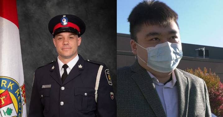 A Markham, Ontario is found guilty of impaired and dangerous driving causing death of York Regional Police officer