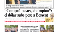 La tapa del Diario PERFIL del sábado 18 de octubre de 2025