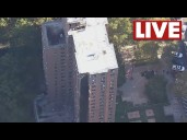 LIVE l SkyFOX over partial building collapse in the Bronx