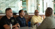 GALLERY: Sen. Andy Kim talks about shutdown in Egg Harbor City