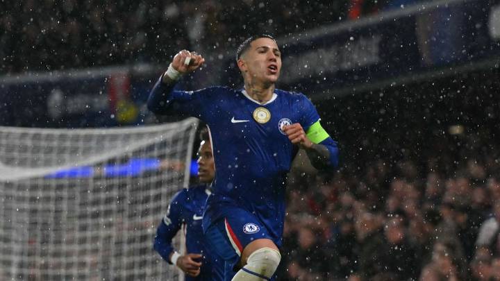 Enzo anotó en el Chelsea