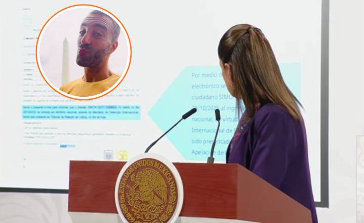 Portugal detuvo a Simón Levy, confirma Sheinbaum con documento de oficial