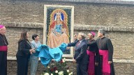 Develan mural de la Virgen de Coromoto en los jardines del Vaticano