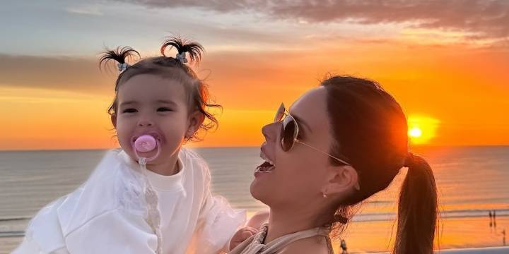 La emoción de Barby Franco al culminar la peregrinación a Luján y agradecer a la virgen por su hija Sarah