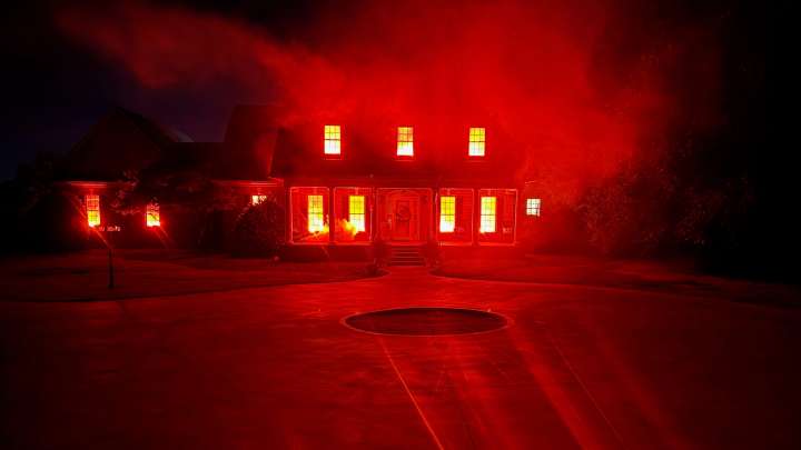 Fountain Inn couple brought the heat this year with their viral Halloween decorations
