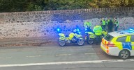 Edinburgh police make arrest following incident involving motorbike on busy road