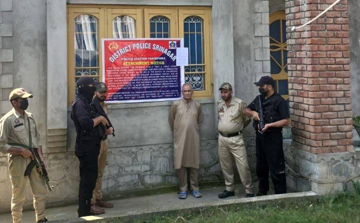 Srinagar Police Attach Property Worth Rs 2 Crore Belonging To Designated Terrorist