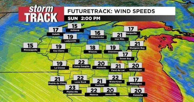 Rainy night tonight and a cooldown for your Sunday