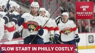 SLOW START: Panthers couldn't match the Flyers energy as they drop the first game of the road trip