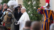 Pope lends star power to Swiss Guards swearing-in ceremony as his army struggles to find recruits