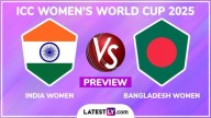 Cricket When is IND-W vs BAN-W ICC Women’s World 2025 Match? What is the H2H Record? Who Are the Key Players? Read India Women vs Bangladesh Women Match Preview