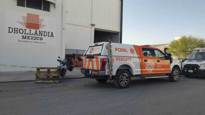 Trabajador Muere Aplastado por Elevador de Carga en Salinas Victoria, Nuevo León