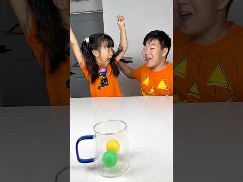 How many times did she miss? 🤪🤣 LeoNata family #shorts