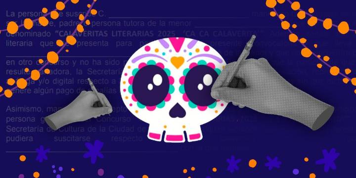 Concurso de Calaveritas Literarias 2025: convocatoria para las infancias y juventud en CDMX