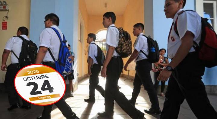 Escolares no tendrán clases este viernes 24 de octubre por importante motivo