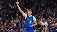 Watch Mavericks’ Cooper Flagg drain his first NBA 3