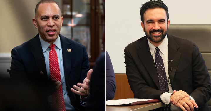 House Minority Leader Hakeem Jeffries endorses Zohran Mamdani in NYC mayor's race