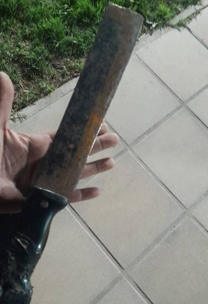 Villa Mercedes: demoraron a un hombre que amenazó a vecinos y policías con un machete